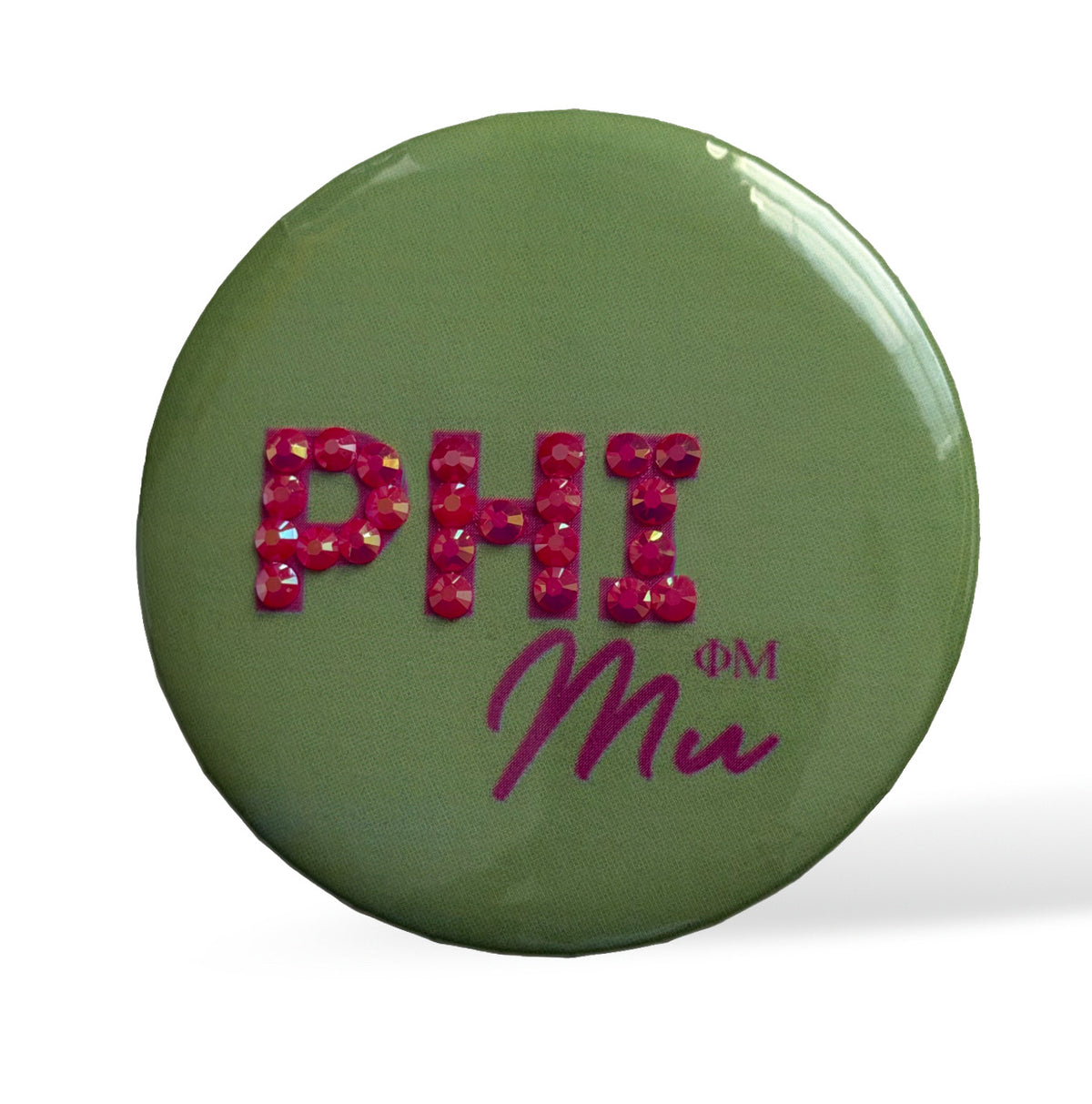 Phi Mu Sorority Button